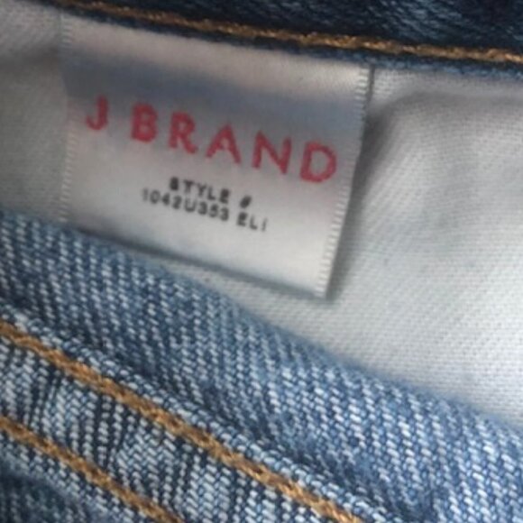 J Brand Cutoff Side Slit Jean Shorts 25 - Picture 4 of 6